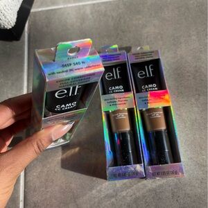 Brand New e.l.f. Camo CC Cream Foundation Trio Shade “Deep 540 N”